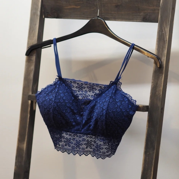 Amanda Bralette -Navy - Picture 1 of 1